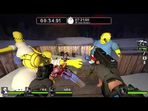 Left 4 Dead 2: Festive Militia Xmas with Santa Tank!