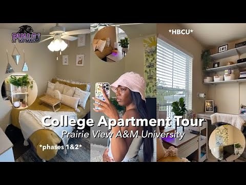 college apartment tour ! Prairie View A&M University *phases 1&2* | zoe rose