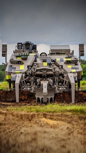 Rheinmetall | Taking responsibility in a changing world on Instagram: "▶️ Meet the Keiler Next Generation, Rheinmetall‘s latest Armoured Breaching Vehicle ABV. ▶️ The highly protected system combines the mobility and agility of a modern tracked platform with various means of action for fast and reliable overcoming of obstacles and mine barriers in any terrain. ▶️ A full-width mine plough is complimented with Rheinmetall’s innovative Plofadder Mine Clearing Line Charge MICLIC. Fired from the rear