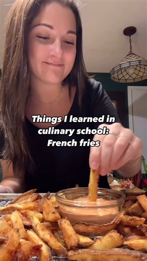 144K views · 236 reactions | How to make homemade French fries  from things I learned in culinary school  #recipe #fries #potato #frenchfries #cooking #foodstagram | Karens_Cooking | Facebook