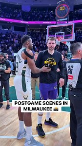 Luka Dončić walks off after his 41 point explosion paces the Lakers to a big road win in Milwaukee! ⚡️ | NBA