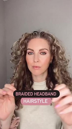 Braided Headband Hairstyle Tutorial