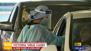 #BREAKING: There have been 42 new COVID-19 cases in Victoria, and eight lives lost, in the last 24-hours. #9News | Nightly at 6.00pm | 9 News Melbourne