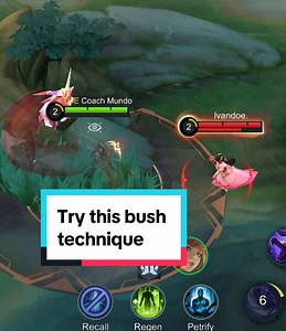 bush technique para sa top side exp lane #MLBBTagArAW #MLBB #MLBBxJollibee #MLBBWowBida #yuzhongtiktok