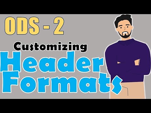 ODS in SAS - 2| Edit the Header Format in a ODS Style Template | Learnerea