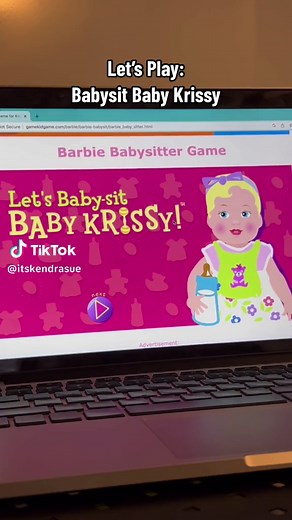 Babysit Baby Krissy: Nostalgic Barbie Game