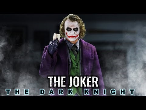 MY SHRUNK DOWN HEATH LEDGER JOKER. THE DARK KNIGHT 1/6 SCALE FIGURE.