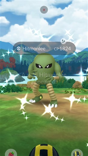 🥋 SHINY Hitmonlee CAUGHT! Final Justice Event! 💥 #shorts #shinypokemon #pokemongo
