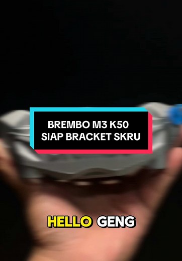 Brembo M3 K50 Caliper dengan Bracket Premium