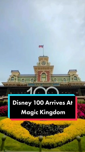 Disney 100th decor has arrived to Magic Kingdom at Walt Disney World #disneyworld50 #disneyworld #disneyparks #wdw #waltdisneyworld #disney100 #magickingdom