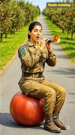 Lady Soldier Saves Aunty From Motorcycle Disaster #ai #army #bike #save