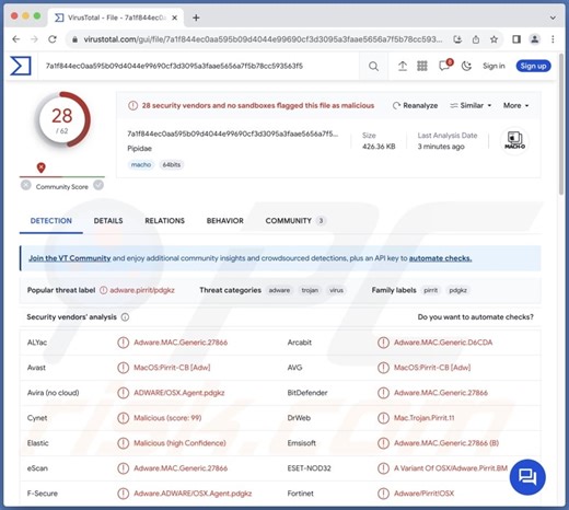 Pipidae Adware (Mac)