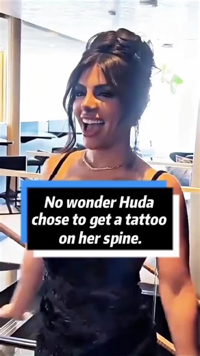 No wonder Hudachose to get a tattooon her spine#celebrity #celebritynews #entertainmentnews