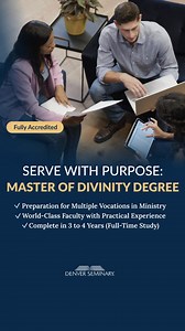 Denver Seminary MDiv: Get the training you need to make a difference. With 100% flexibility, we offer practical ministry experiences. Learn more now. | Denver Seminary