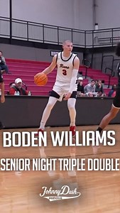 Triple Double on Senior Night for @boden__williams including breaking the single game assist record at @owasso.mbb with 17 assists | Johnny Dash Media