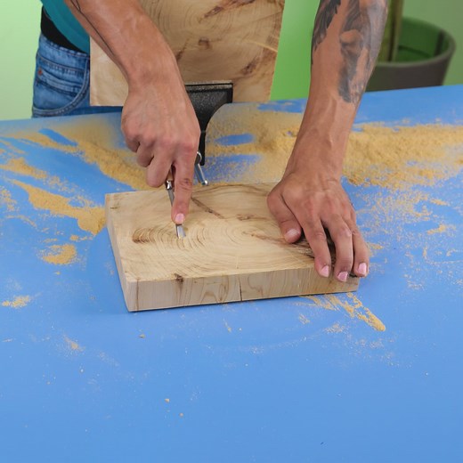 14K views · 12 reactions | Holz mit Stil verwandeln! Kreative DIY Bastelideen | 5-Minuten Tricks Familie | Facebook