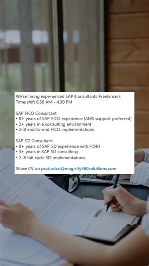 SAP JOB - Forwarded