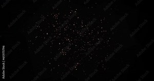 Close Up Powerful Explosions and Shockwaves on Black Background. 4K VFX Element. Stock Video