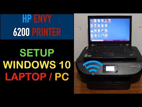 HP Envy Photo 6200 SetUp Windows 10 Laptop or PC