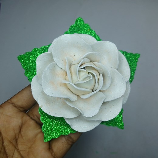 355K views · 8.8K reactions | Eva Glitter Foam Sheet Rose Flower Making - DIY Crafts... | SmirchS | Facebook