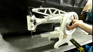 AXIS 2972B Patch Leather Industrial Sewing Machine Shoe Repair Boot Patcher Canvas Bags Pouches Single Needle Lockstitch Cylinder Hand Crank DIY