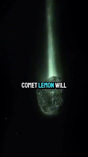 Comet Lemon Is coming on 15 October #space #comet #october #earth #moon #fypシ | Galaxium Knowledge