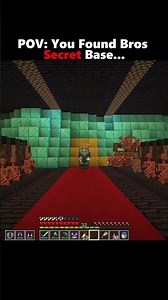 POV: You Found Bros Secret Base...#minecraft