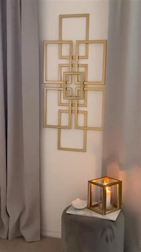 Easy DIY Geometrical Modern Wall Art
