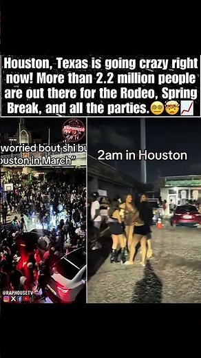 #Houston, Texas is going crazy right now! #springbreak2026