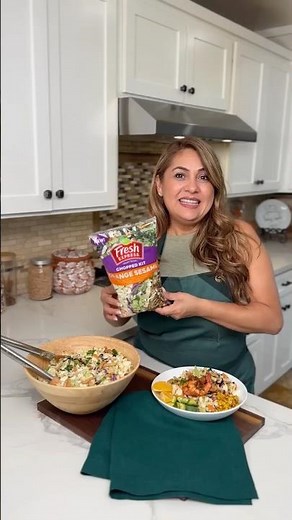 Recipe by Jenny Martinez | Baja Shrimp Orange Sesame Crunch Bowl