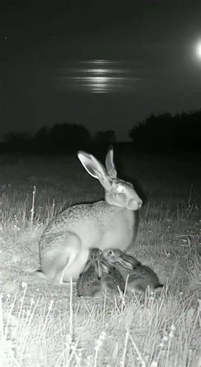 Mother Hare & Baby Hares vs the Goshawk — Shadow from Above 🦅