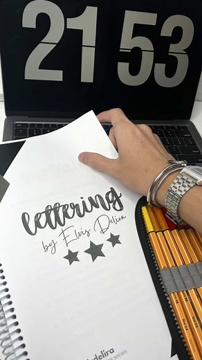 Aprenda Lettering do Zero com a Nova Apostila de Elvis Delira