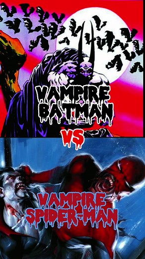 #spiderman #vs #batman #vampire #marvelcomics #marveluniverse #31daysofhalloween #dccomics #dcvampire #dcuniverse #vsbattle