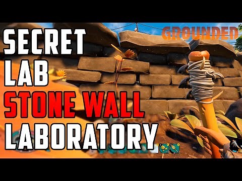 SECRET LAB IN STONE WALL! Grounded Gameplay - Stone Wall Laboratory! (Tips & Tricks)