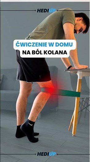 🤩ĆWICZENIE W DOMU NA BÓL KOLANA🥳