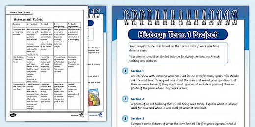 Grade 4 History: Term 1 Project Activity