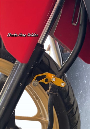 Universal Brake Hose Holder for Motorcycles