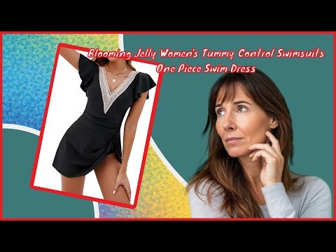 Blooming Jelly Women's Tummy Control Swimsuits One Piece Swim Dress review