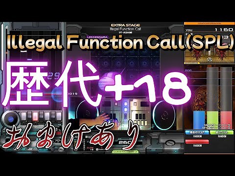 【歴代+18】Illegal Function Call(SPL)+おまけ集