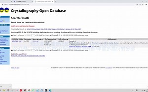 cif文件的下载--4-cod官网