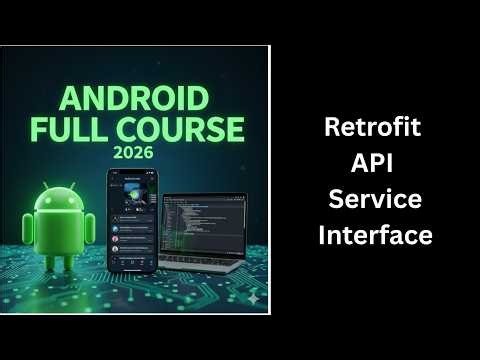 (242) Retrofit API Service Interface | Android Retrofit Tutorial