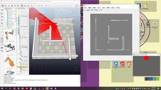 Matlab+Vrep动态建图