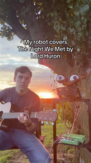 The Night We Met cover — robot engineer guitar rendition
