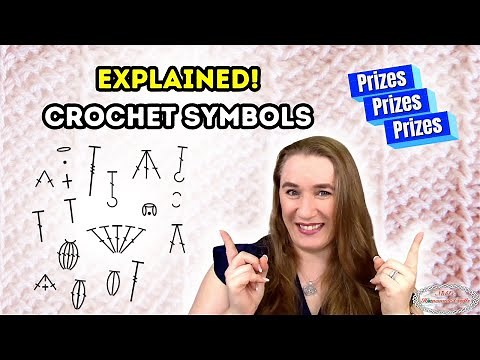 CROCHET SYMBOLS Made Easy! 🧶Here is HOW to READ Them + Prizes + The Crochet Club