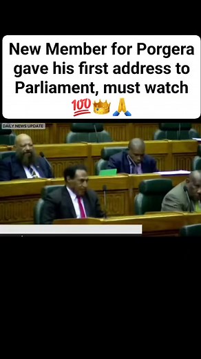 First speech by the Honorable member for Porgera today👏👏👏👏👏👏👏👏👏👏👏👏👏 | Rãgñár Ghëè Lõrthrøçk