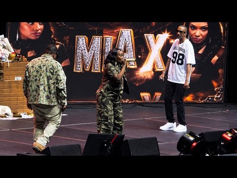 Fiend, Mac & Mia X perform at the Cash Money No Limit Tour in Houston, TX
