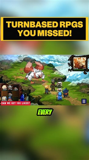 THE BEST TURNBASED RPGS YOU NEVER HEARD OF (YET) 👀 #shorts #turnbasedrpg