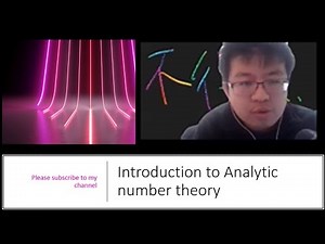 Analytic number theory: introduction