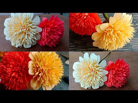 🌸Bloom with Creativity How to Make Stunning Crepe Paper Flowers | Easy DIY Tutorial 🌸