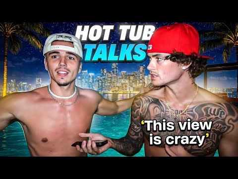 Our FIRST Hot Tub Stream At Our New MIAMI Spot!